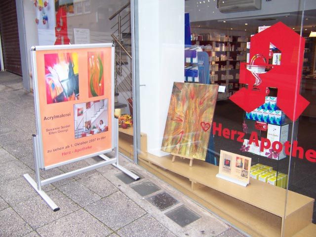 Ellen Georgi hat 2007 in der Herz-Apotheke in Wuppertal ausgesttellt